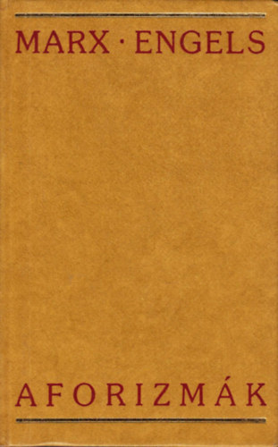 Marx-Engels - Aforizmk (Marx-Engels)