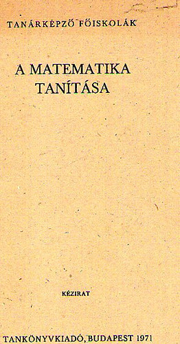 Gazs-Mosonyi-Vrs - A matematika tantsa
