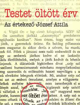 Tverdota-Veres szerk. - Testet lttt rv - Az rtekez Jzsef Attila
