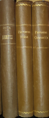 Homros, Zola - 3db klasszikus m - Homros Odysseija, Homros Illisa, Zola-Lourdes