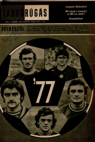 Tabk Endre (szerk.) - Labdargs 1977. ( XXIII. vfolyam 1-12. sz. teljes )