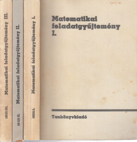 Sain Mrton (szerk.) - Matematikai feladatgyjtemny I-III.