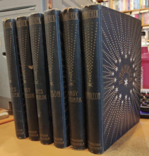 6 db Karrirek ktet: Hres zenszek; Nagy tudsok; Hres feltallk; Edison; Nagy katonk; Napoleon