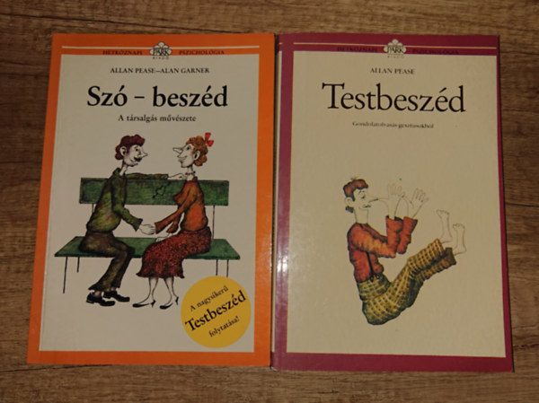 Allan �s Barbara Pease, Allan Pease - 2 fonros k�nyv a Park Kiad� H�tk�znapi pszichool�gia c�m� sorozat�b�l: TEstbeszz�d, Sz�-besz�d