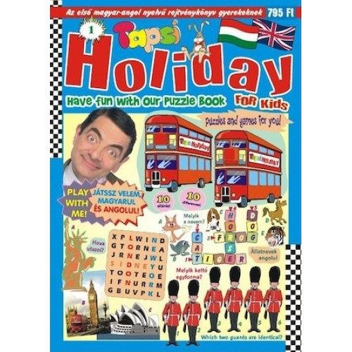 Tapsi Holiday for Kids - Magyar-angol nyelv rejtvnyknyv gyerekeknek