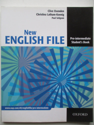 Clive Oxegen - Christina Latham-Koenig - Paul Seligson - New English File - Pre-Intermediate Student's Book