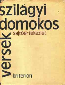 Szil�gyi Domokos - Sajt��rtekezlet versek 1956-1971