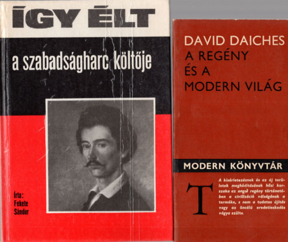 Tarnc Mrton, Pomogts Bla, David Daiches - 4 db irodalomtrtnet ( egytt ) 1. A regny s a modern vilg, 2. gy lt - A szabadsgharc kltje, 3. Regnytkr, 4. Kettstkr