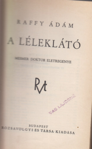 Raffay dm - A lleklt