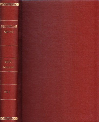 Protestáns Szemle XXXV. évfolyam, 1926