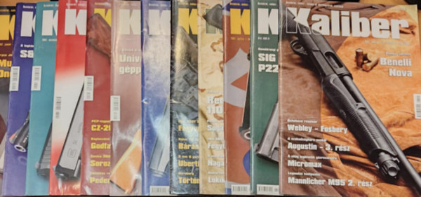 Kalm�r Zolt�n - 12 db Kaliber, Teljes 2007., 10. �vfolyam (�nv�delmi, vad�sz-, katonai �s sportfegyverek szaklapja)