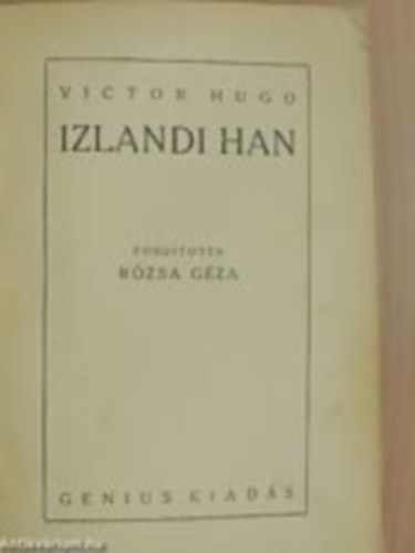 V. Hugo - Izlandi Han