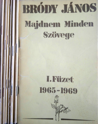 Brdy Jnos Majdnem Minden Szvege I-VII.