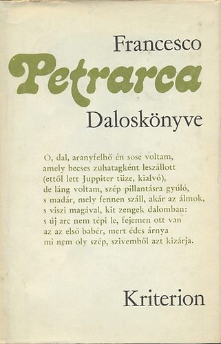 Francesco Petrarca - Dalosknyve
