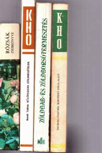 Bessenyei Zolt�n, Porp�czy Alad�r dr., Turi Istv�n-Fodor B�la - 3 db n�v�nytermeszt�s k�nyv: Ribiszke + Kert�szet f�lia alatt + H�zi �s h�zt�ji z�ld�sgtermeszt�s