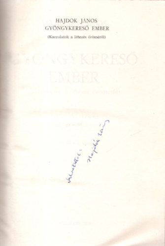 Hajdk Jnos - Gyngykeres ember Dediklt!!