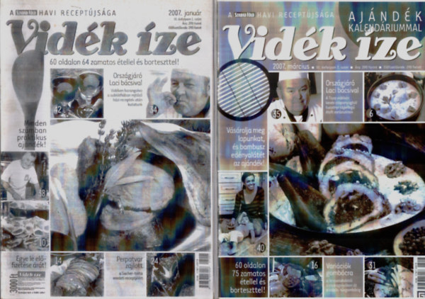 Szijjrt Gabriella - 3 db Vidk ze: 2007/janur, 2007/februr, 2007/mrcius.