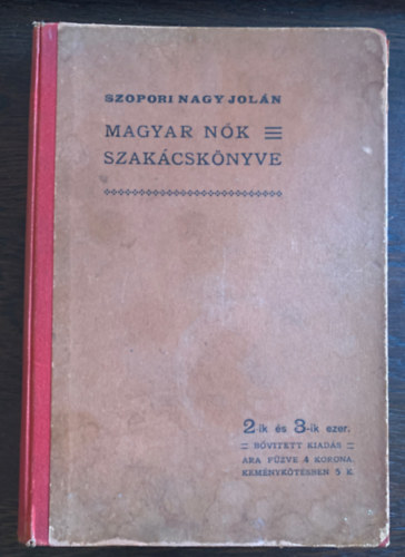 Szopori Nagy Joln - Magyar Nk Szakcsknyve