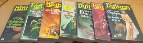 Andre Norton, Abraham Merritt, Lin Carter, Thomas Burnett Swann (T. B. Swann) - 7 db Terra Fantasy: Die Hhle des Kraken (48); Die Stunde des Minotauren 2. (44); Der Kristallene Greif 1. (92); Gefangen im Jenseits 1. (63); Im Netz der Magie (5); Kampfer wider den Tod (15); Knigin im Schatten Reich (47)(7 ktet)