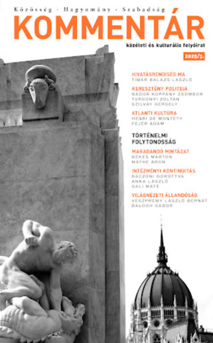 B�k�s M�rton (f�szerkeszt�) - Komment�r foly�irat 2025/3.