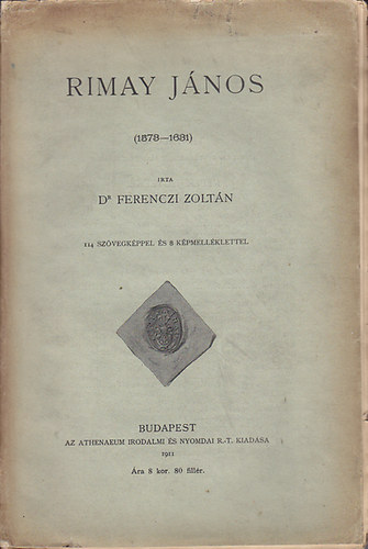 FERENCZI ZOLTN - Rimay Jnos