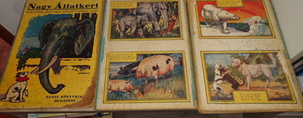 Tbori Piroska, Haranghy Jen rajzaival - 6 kartontbla a Nagy llatkert cm knyvbl