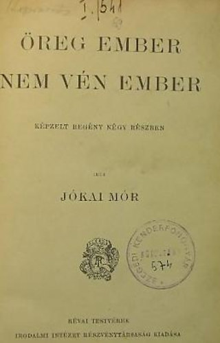 Jkai Mr - reg ember nem vn ember