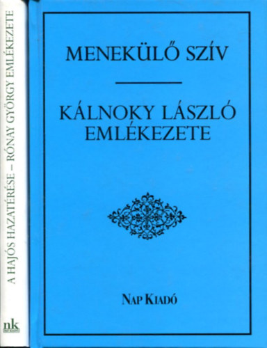 Rnay Lszl - Alfldy Jen (szerk) - A Hajs hazatrse - Menekl szv (Rnay Gyrgy s Klnoky Lszl emlkezete)