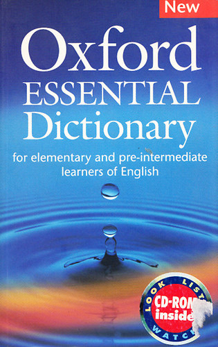 Victoria Bull (szerk.), Alison Waters - Oxford Essential Dictionary - for elementary and pre-intermediate learners of English