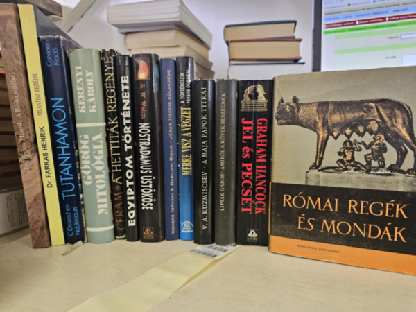 Dr. Farkas Henrik, Farkas Henrik, Chr. Desroches-Noblecourt, Kerényi Károly, Ceram, R. W. Welch, Nemere István, V.A. Kuzmiscsev, Lipták Gábor, Graham Hancock, Imre Trencsényi-Waldapfel - 13db-os történelmi KÖNYVMENTŐ AJÁNLAT: A Biblia rejtélyei+ Atlantisz rejtélye+ Tutanhamon+ Görög mitológia+ A hettiták regénye+ Egyiptom története+ Nostradamus üstököse+ A babiloni biblia+ Merre visz a végzet+ A maja papok titkai+ A