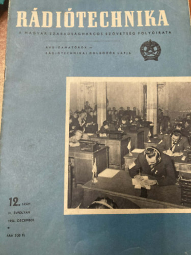 5db Rádiótechnika ( 1954 nem teljes évfolyam)