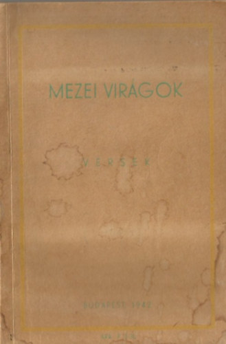 Mezei vir�gok (versek)