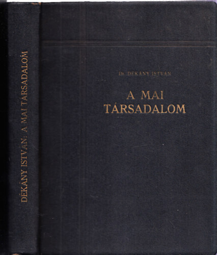Dr. Dékány István - A mai társadalom (bevezetés a társadalomtudományokba)