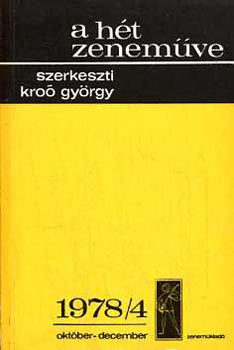Kro Gyrgy - A ht zenemve: 1978/4 oktber-december