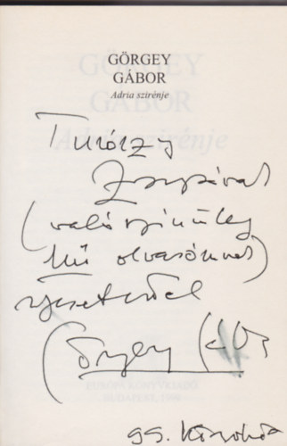 Grgey Gbor - Adria szirnje