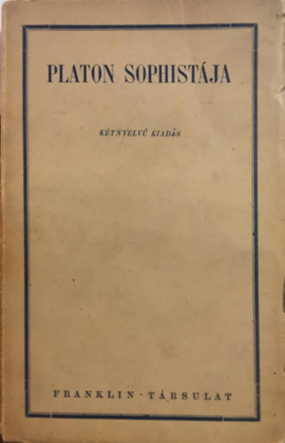 Platon - Platon sophistája (kétnyelvű kiadás)