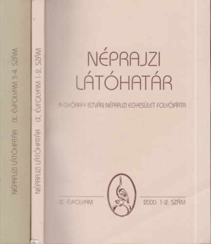 Kemnyfi Rbert (szerk.), Viga Gyula (szerk.) - Nprajzi lthatr 2000/1-4. (2 ktetben)
