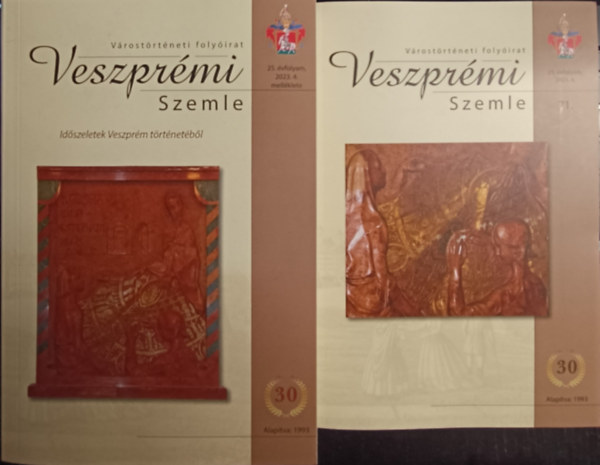 Veszpr�mi Szemle 2023 4. +2023.4. mell�klet (k�t k�tet)