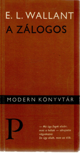 Edward Lewis Wallant - A zálogos