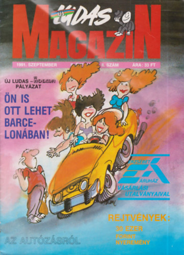 rkus Jzsef (fszerk.) - j Ludas magazin 1991. szeptember