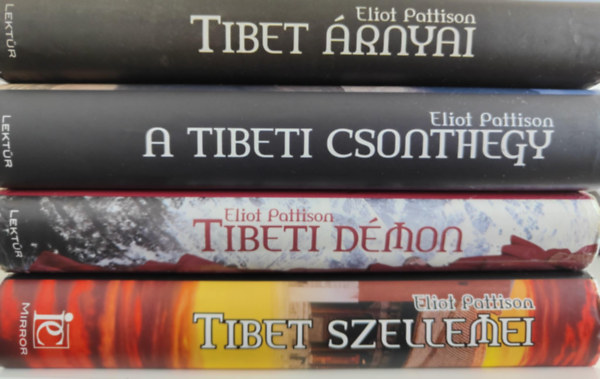 Eliot Pattison - 4 db Eliot Pattison regény : / Tibeti Démon / A Tibeti Csontember / Tibet Árnyai / Tibet Szellemei /