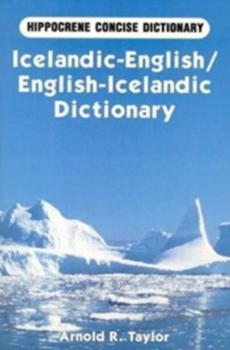Icelandic-English/English-Icelandic Dictionary