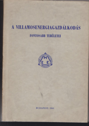 Beke Gyula, Helyi István, Bereznay Frigyes - A villamosenergiagazdálkodás fontosabb területei