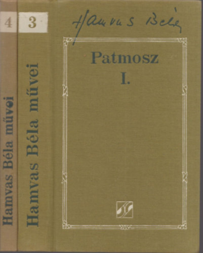 Hamvas Béla - Patmosz I-II.