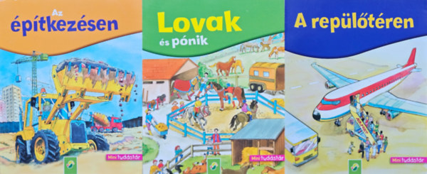 Lisa Maurer, J�rg Besser - 3 db Mini tud�st�r ismeretterjeszt�: A rep�l�t�ren + Lovak �s p�nik + Az �p�tkez�sen