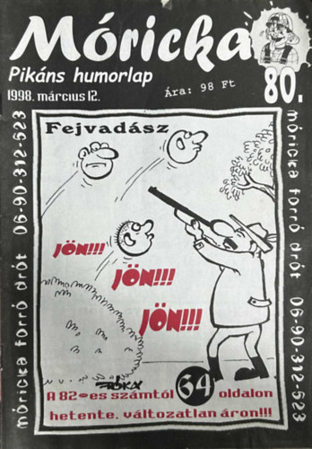 Szcs Alfrd (szerk.) - Mricka 80 - Pikns humorlap (1998. mrcius 12.)