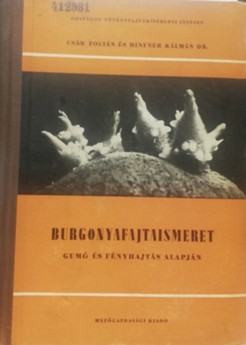 Csák Zoltán - Hinfner Kálmán Dr. - Burgonyafajtaismeret gumó és fényhajtás alapján