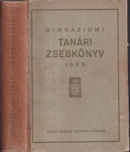 Gimnáziumi tanári zsebkönyv 1942