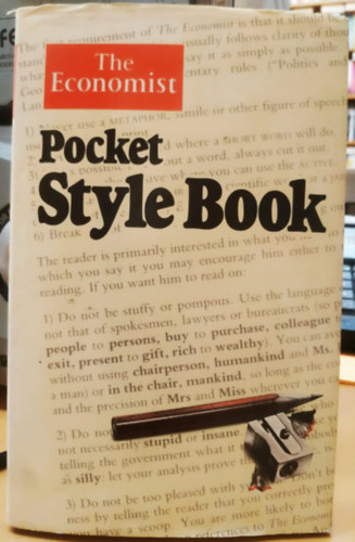 The Economist - The Economist Pocket Style Book