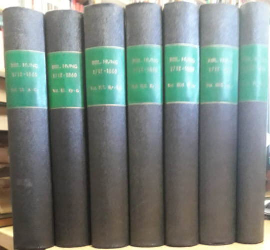 Petrik Gza (szerk.) - Magyar Knyvszet 1712-1860 I-IV. (7 ktetben)